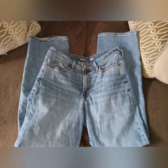 Old Navy OG Loose Women's Blue Jeans - Picture 1 of 6
